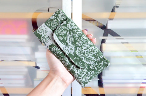 Dark Green Rifle Paper Co Woodland Wallet