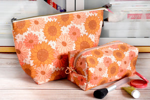 Sunflower Jumbo & Boxy Toiletry Bags