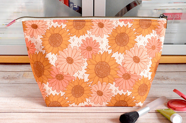 Sunflower Jumbo & Boxy Toiletry Bags