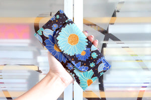 Navy Blue Daisy Wallet