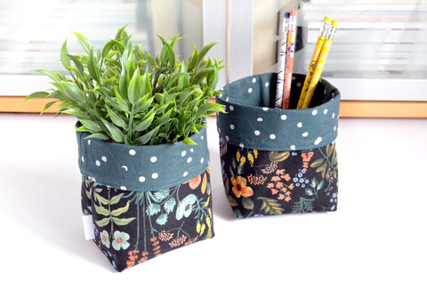 Rifle Paper Co Herb Garden Fabric Plant Pot