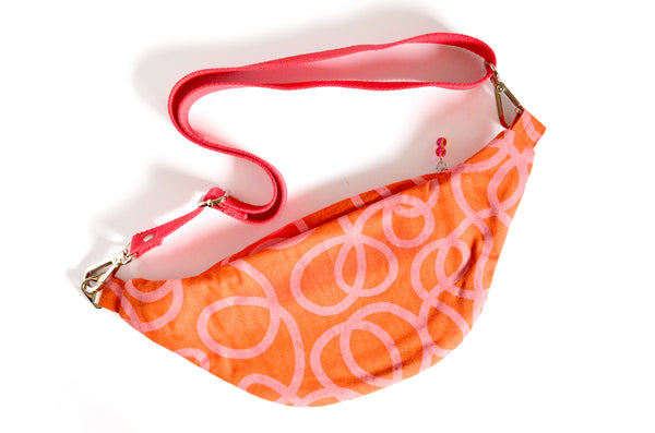 Red Squiggle Fanny Pack