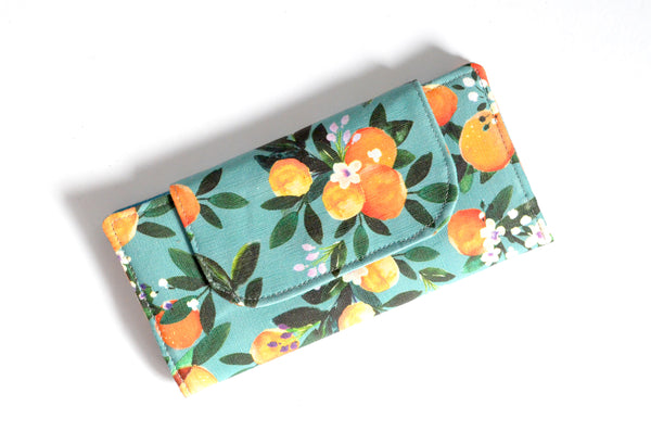 Turquoise Citrus Wallet