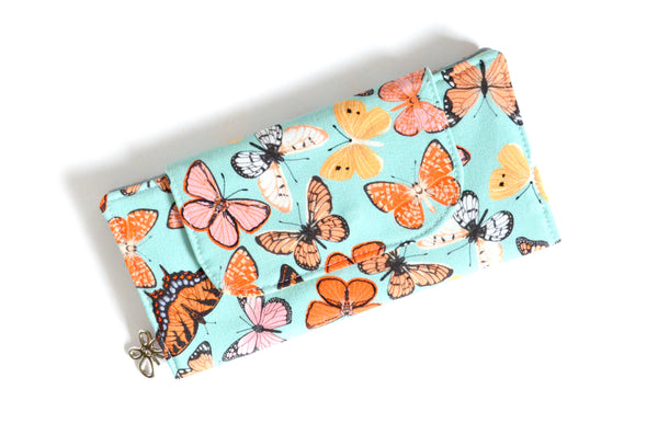 Blue Butterfly Wallet