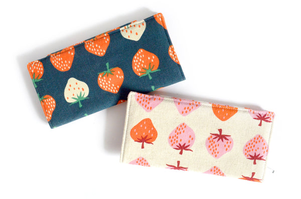 Pink & Blue Strawberry Wallet