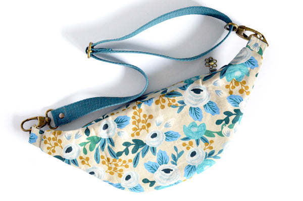 Blue Rifle Paper Co Les Fleurs Fanny Pack