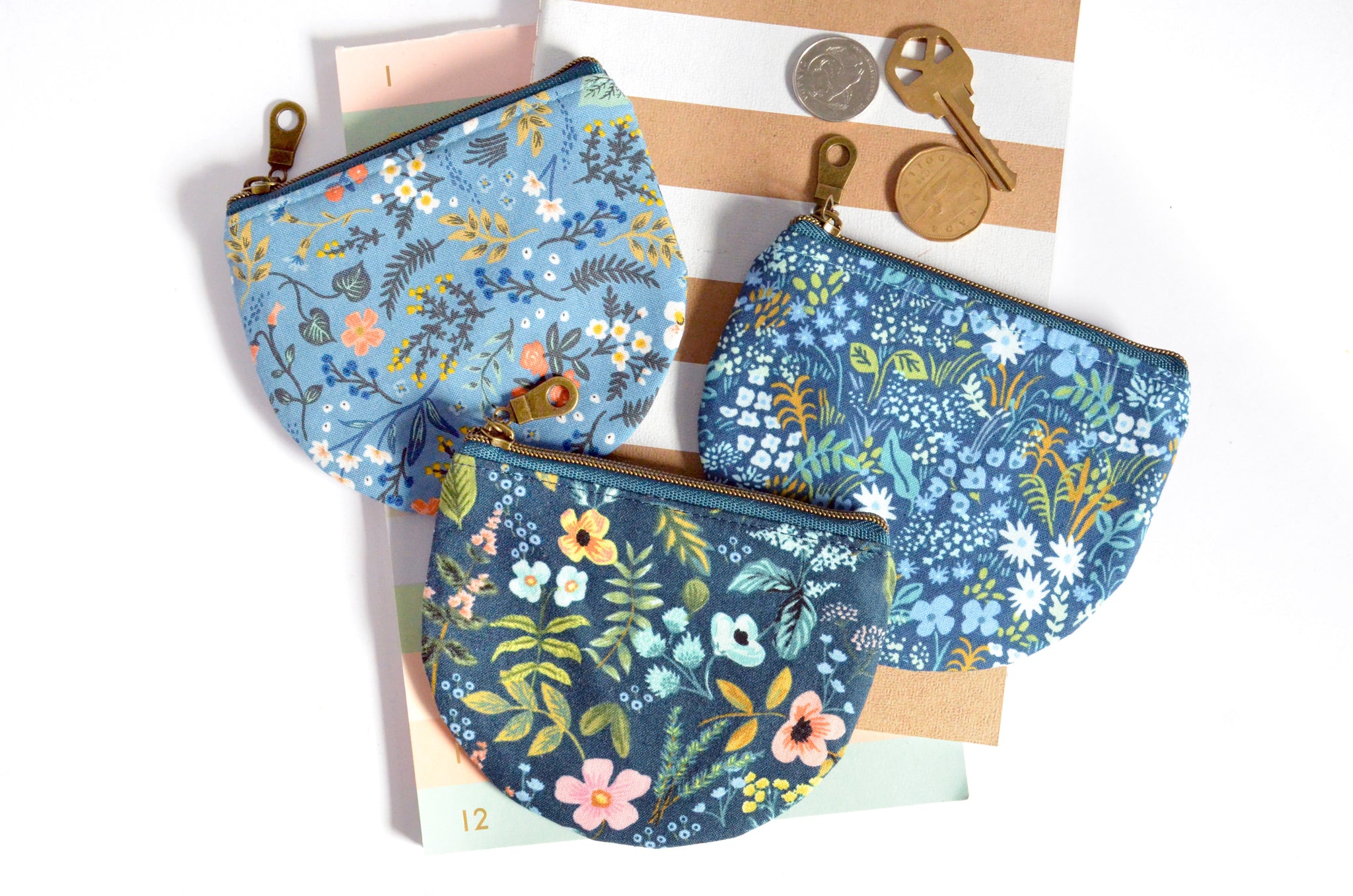 Blue Rifle Paper Co Round Coin Purse