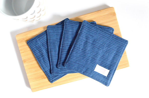 Blue Birdsong Coaster Set