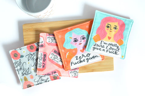 "Sweary Ladies" Coaster Set