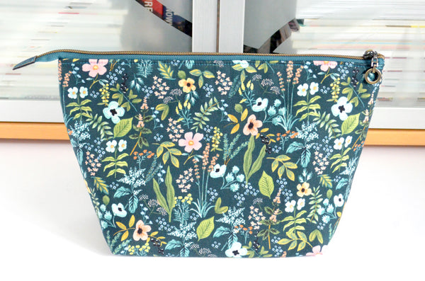 Teal Rifle Paper Co Herb Garden - Jumbo & Boxy Toiletry Bags