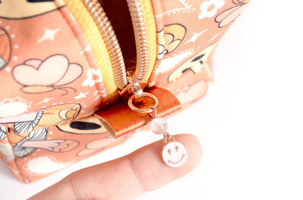 Mushroom Smiley - Jumbo & Boxy Toiletry Bags