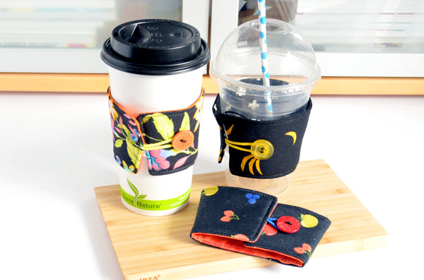 Black Fruity Coffee Sleeve