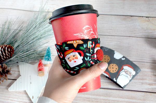 Santa's Cookies Holiday Coffee Sleeve