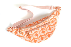 Orange Butterfly Fanny Pack