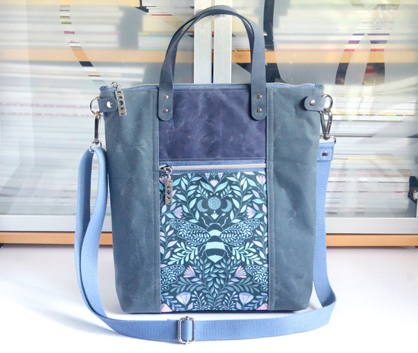 Celestial Bee Crossbody Tote Bag