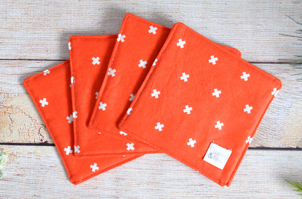 Holiday Stripes Drink Coaster Set