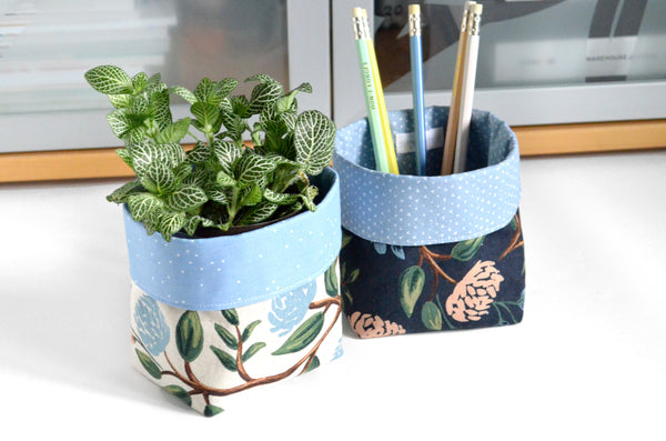 Rifle Paper Co Peony Fabric Plant Pot