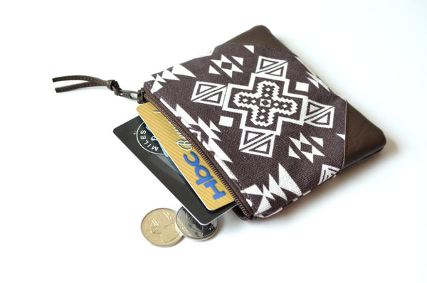 Brown Southwestern Coin Purse