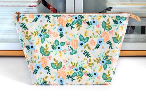 Rifle Paper Co Blush Birch - Jumbo Toiletry Bag