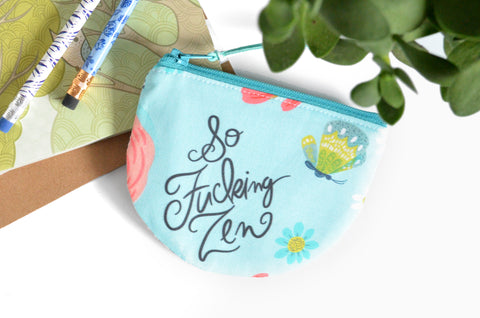 Round Coin Purse - So Zen