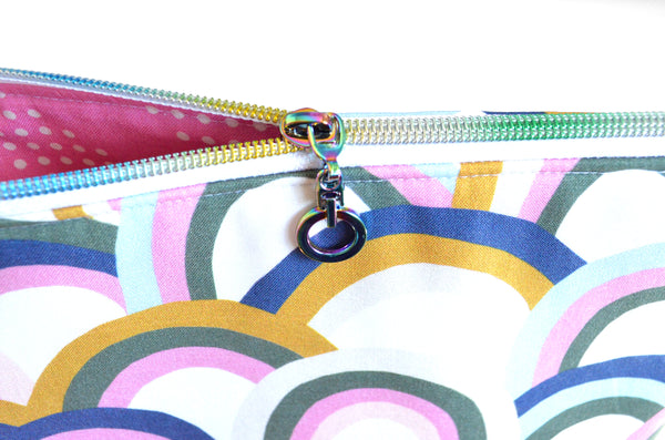 Rainbow Jumbo Toiletry Bag